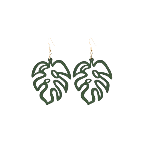 Minđuše Wild Monstera