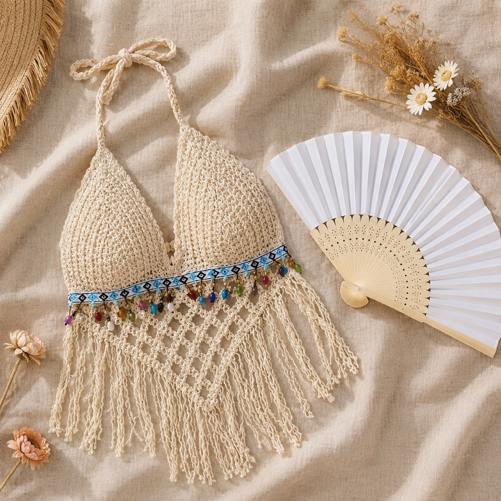 SummerSoul top i poklon lepeza - Slika 2