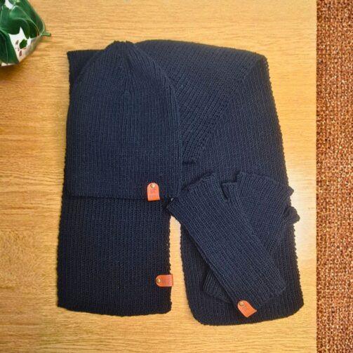 Crni Zavet™ komplet - kapa , šal, rukavice