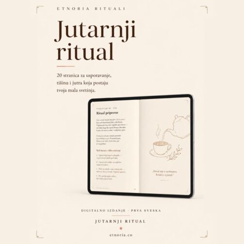 Jutarnji rituali — digitalna sveska za sporija jutra